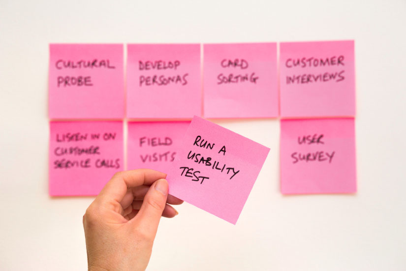 Post It Note Usability Test