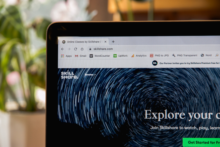 Skillshare Webpage